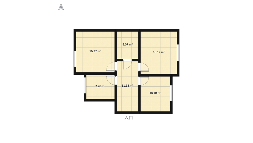 soft apartment floor plan 77.77