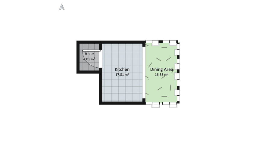 Coastal Design Kitchen and Dining floor plan 41.43