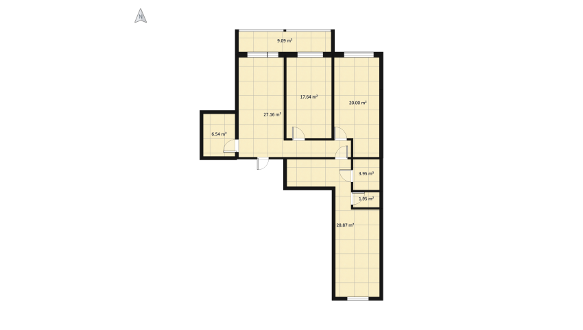 Anya flat floor plan 130.38