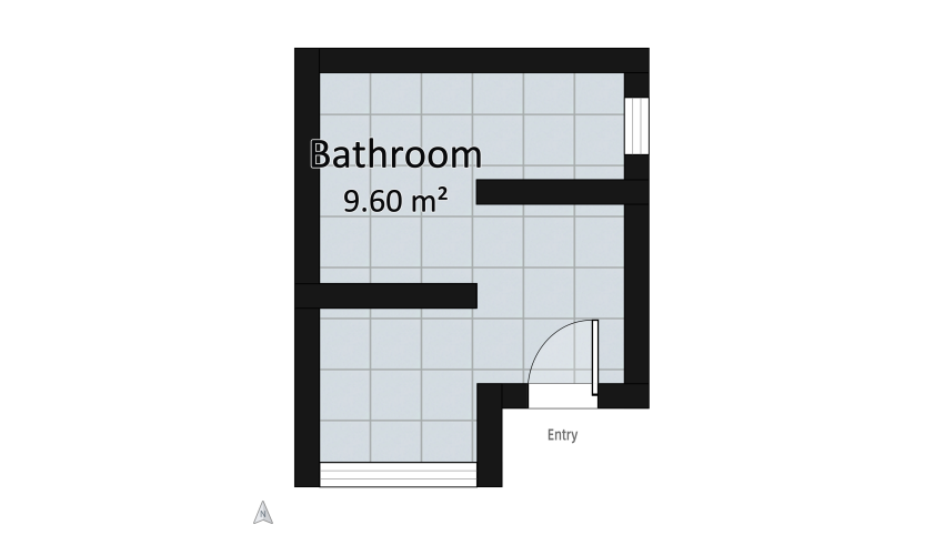 Kylie Jenner (inspired)_Bathroom floor plan 9.6