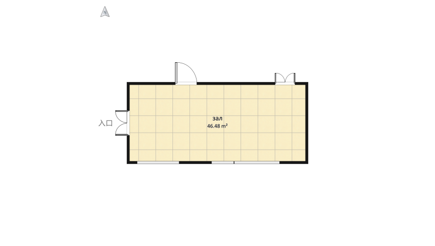 new_Большой зал floor plan 48.77