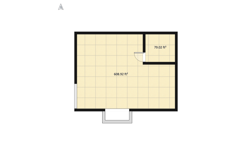 Apartment for #1 Merry Christmas floor plan 69.25