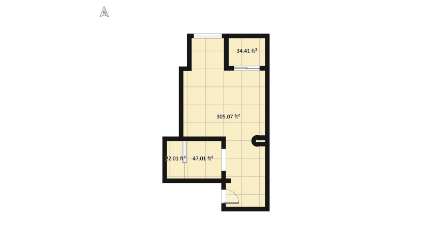 Modern Boy's Suite floor plan 44.02