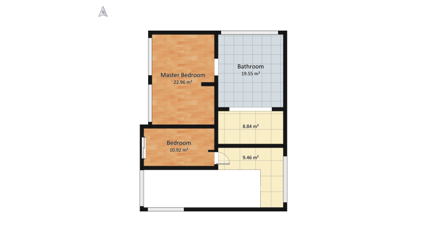Scandinavian duplex floor plan 204.41