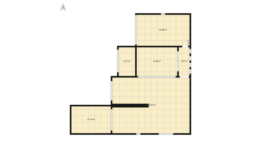 Darkish Apartment. floor plan 246.63