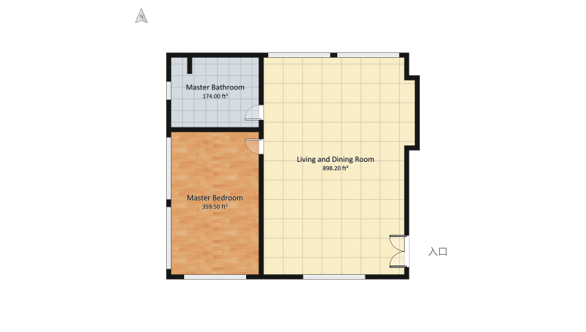 NYC apartment floor plan 142.77