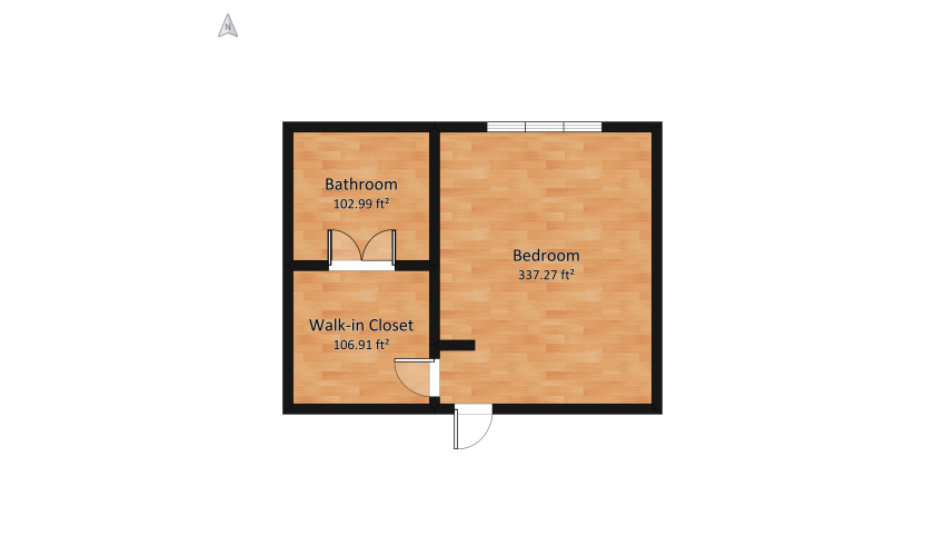 Bedroom Project floor plan 34.31