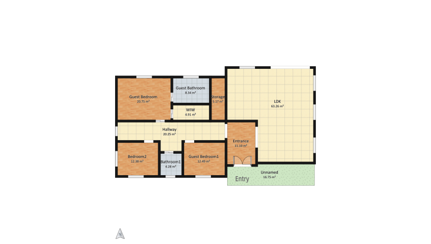 Barn reno style floor plan 342.53