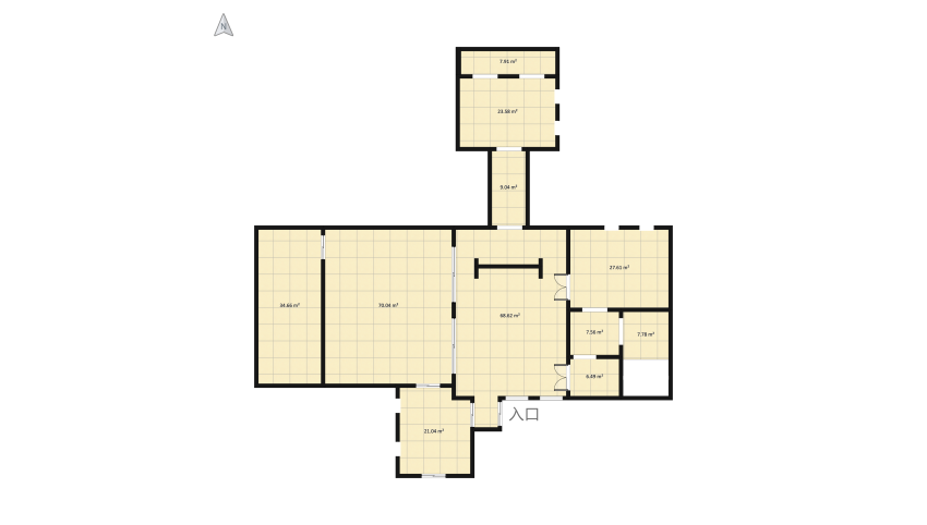 #Residêncial Casa da mata  floor plan 625.94