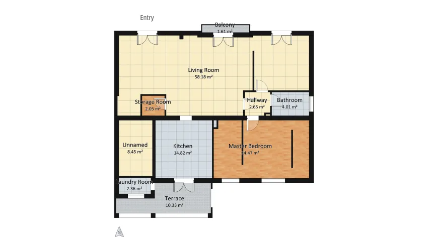 Casa Giacopelli floor plan 129.04