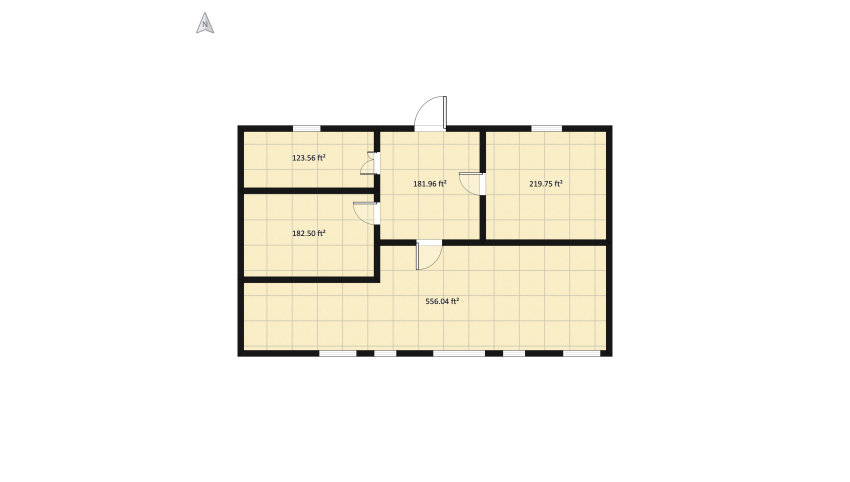 Apartment in NYC floor plan 130.09