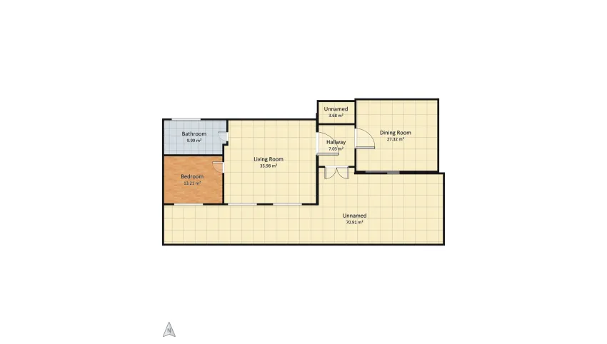 Two House Living floor plan 168.11