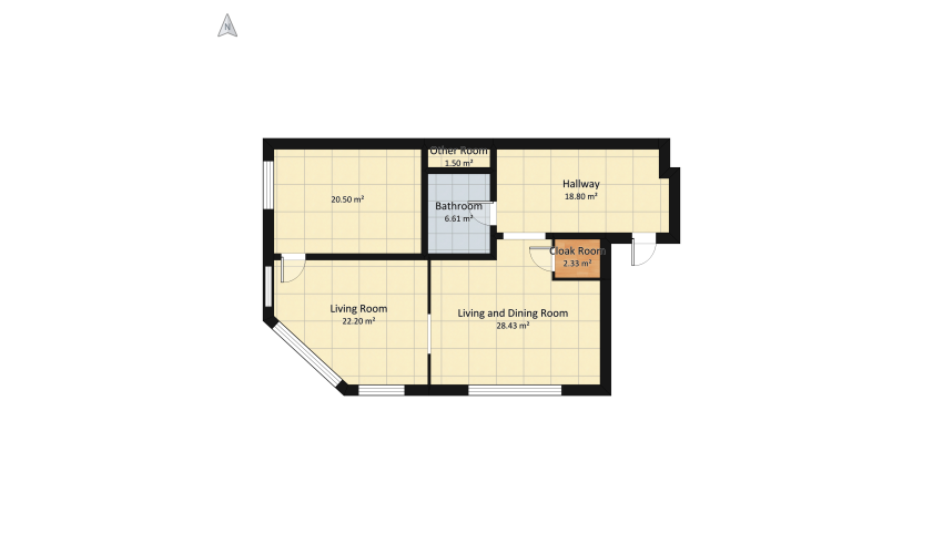 Classic (my first design) floor plan 115.44