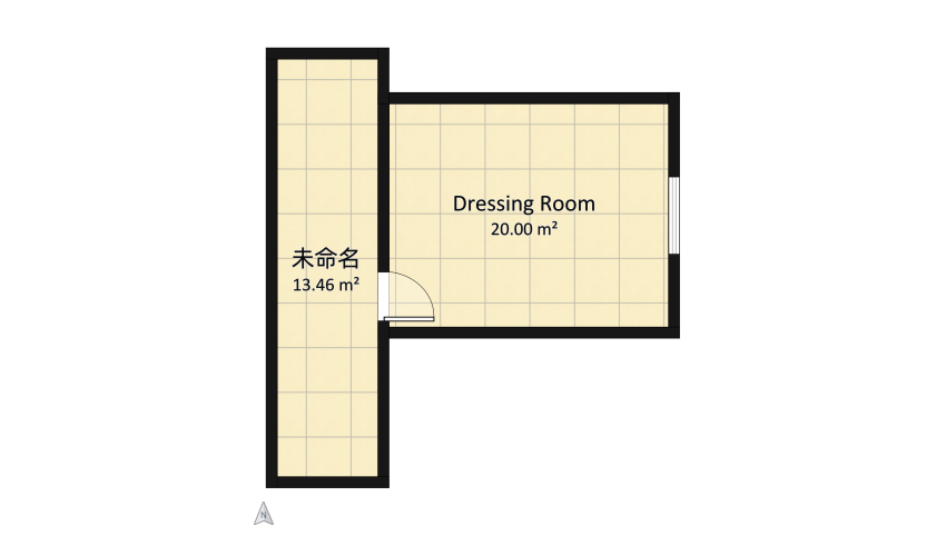 Dressing room floor plan 33.47