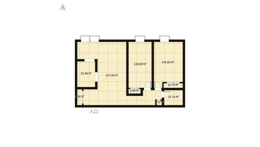 Samuel Zheng - Dream Bedroom floor plan 79.13