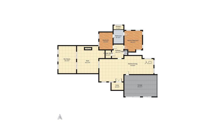 Modern Home floor plan 260.03