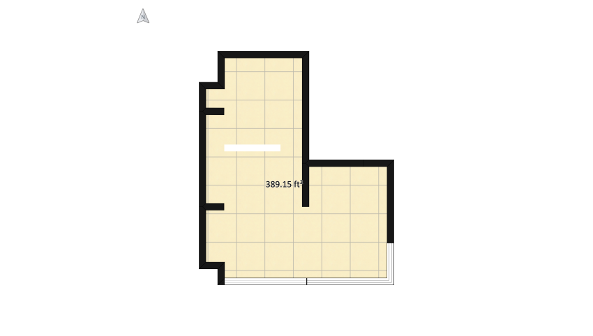 Simple Studio Apartment floor plan 40.25