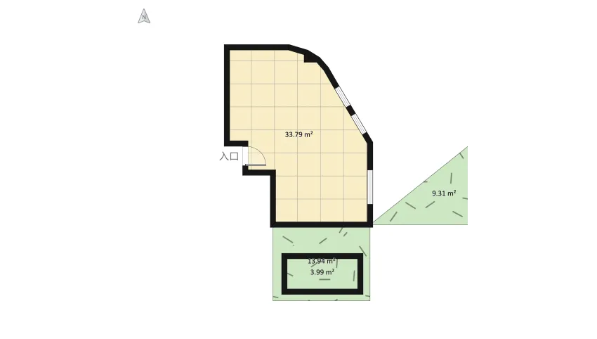 Piso floor plan 36.86