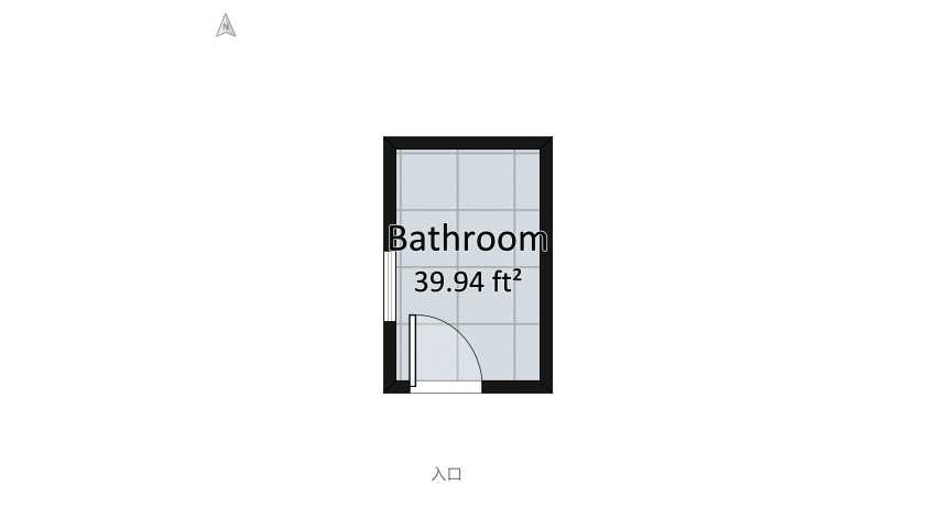 Bathroom reno floor plan 4.23