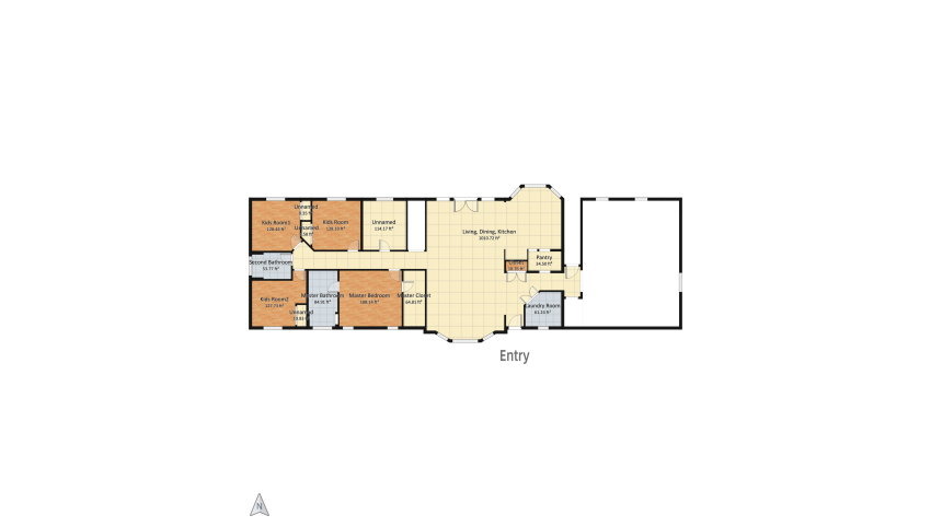 House with a view  (DONE) floor plan 499.12
