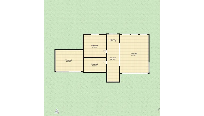 Large House for 1 person floor plan 214.64
