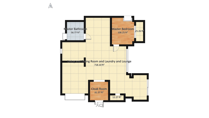Cabin Model 1 Living Cozy floor plan 103.28