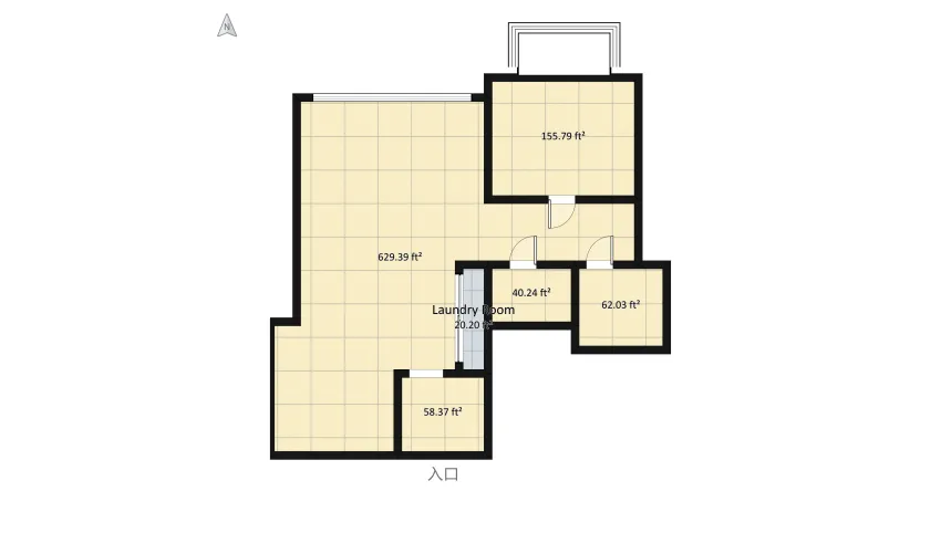 NYC apartament floor plan 100.88