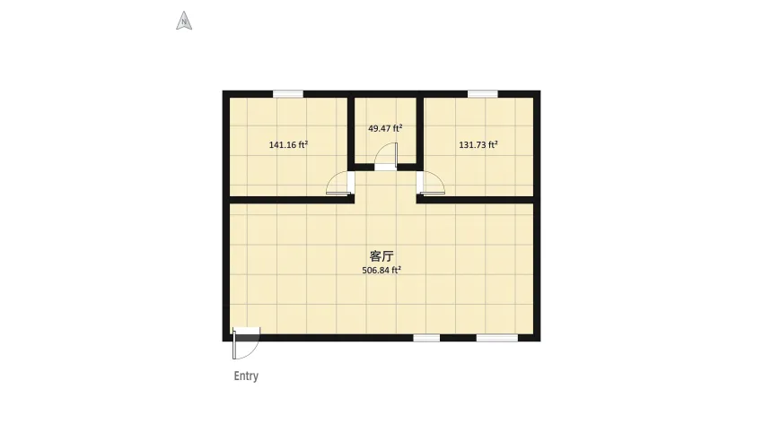 The Beginner Guide floor plan 85.49
