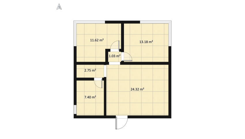 small house 103 floor plan 68.99