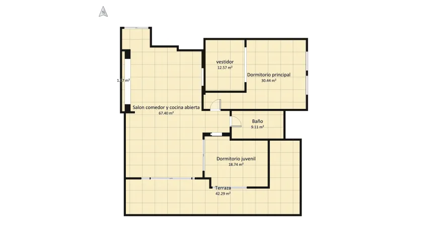 Reforma de apartmento floor plan 195.91
