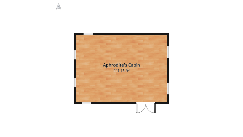 Aphrodite's Cabin floor plan 493.94