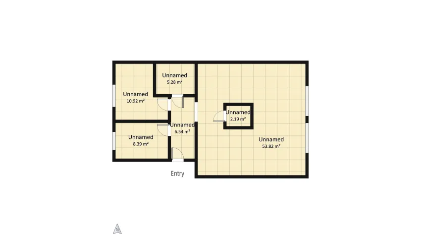 Soft penthouse floor plan 87.15