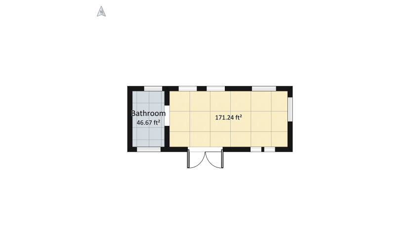 tiny home floor plan 46.9