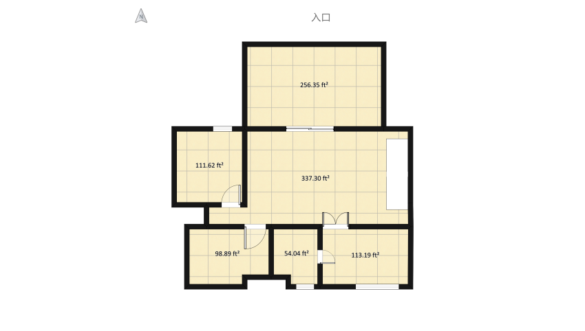 casa n1 floor plan 242.34