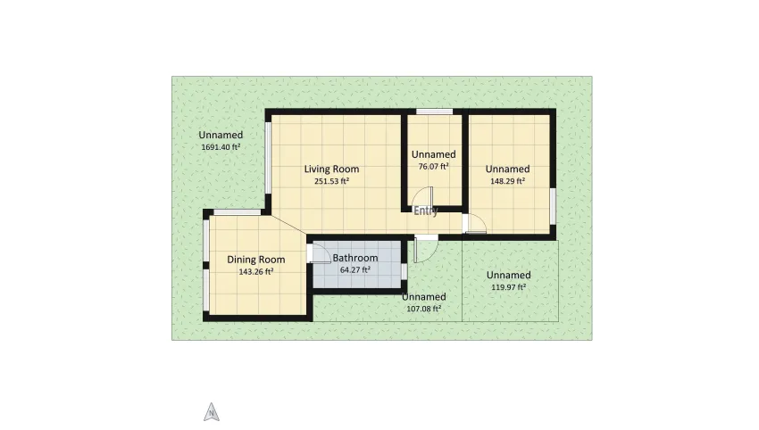 Casa moderna floor plan 241.73