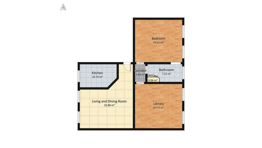 Appartamento Marte floor plan 120.93