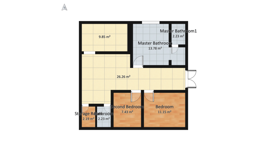 My house floor plan 88.06
