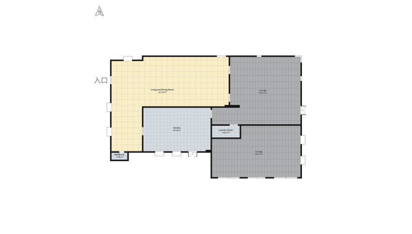 01 - Homestyler Architectural Design floor plan 1291.77