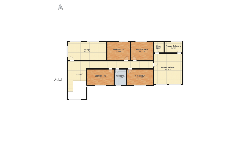 real house floor plan 541.79