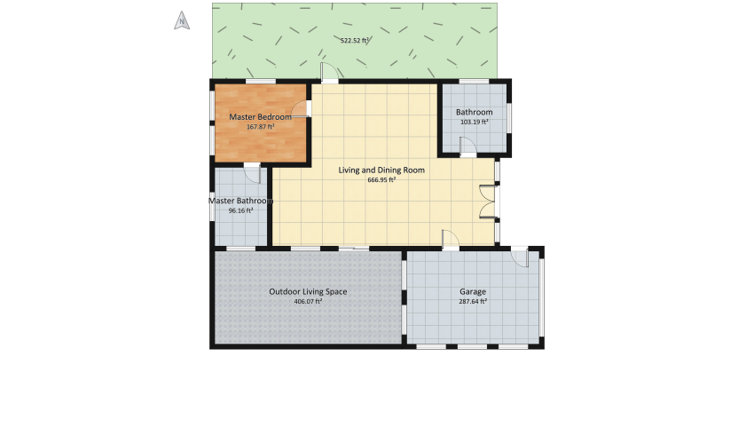 cute cottage floor plan 224.22