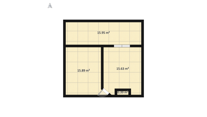 вариант 4 комната подростка floor plan 54.85