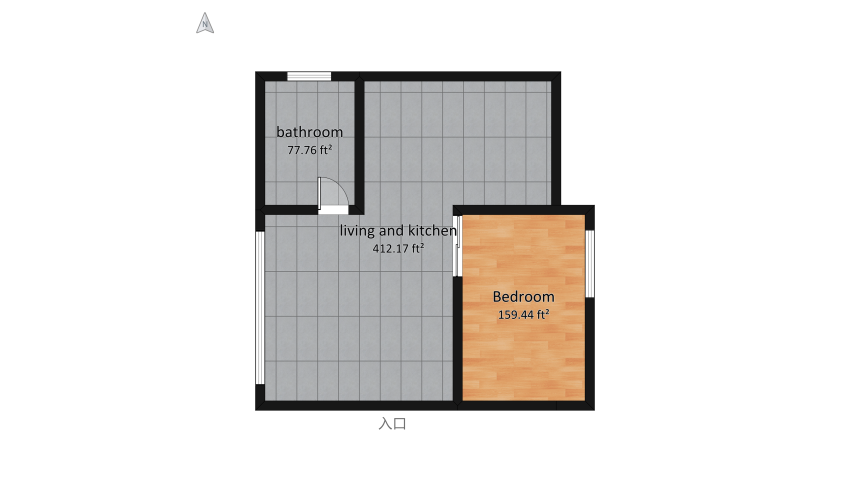 casa minuscula floor plan 67.41