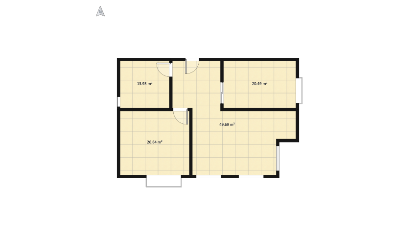 small home   12345 floor plan 121.91