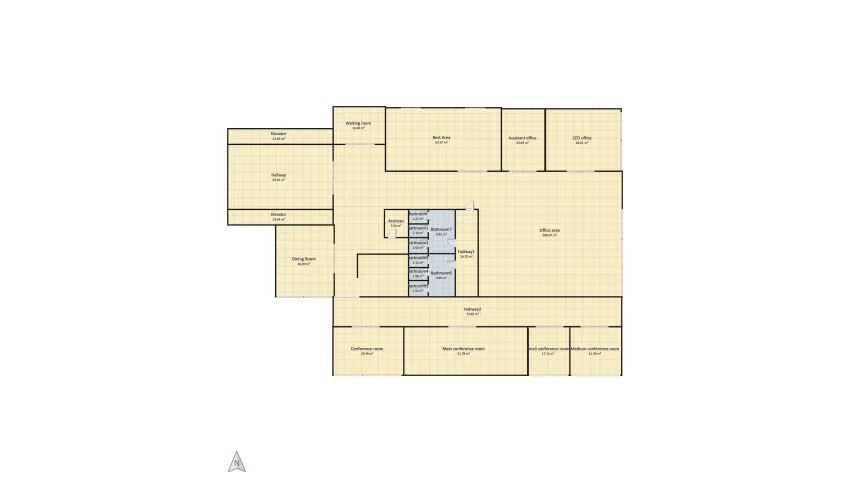 Office space - 1st Unispo floor plan 782.89