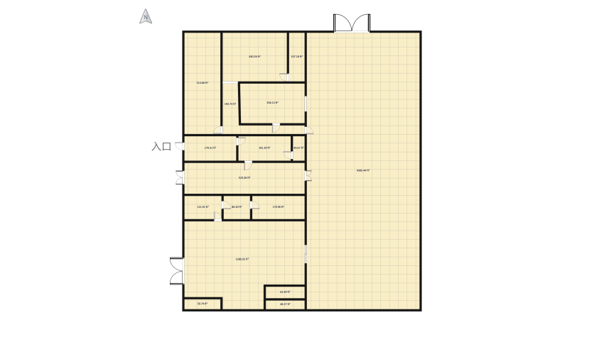 The Beginner Guide floor plan 863.28