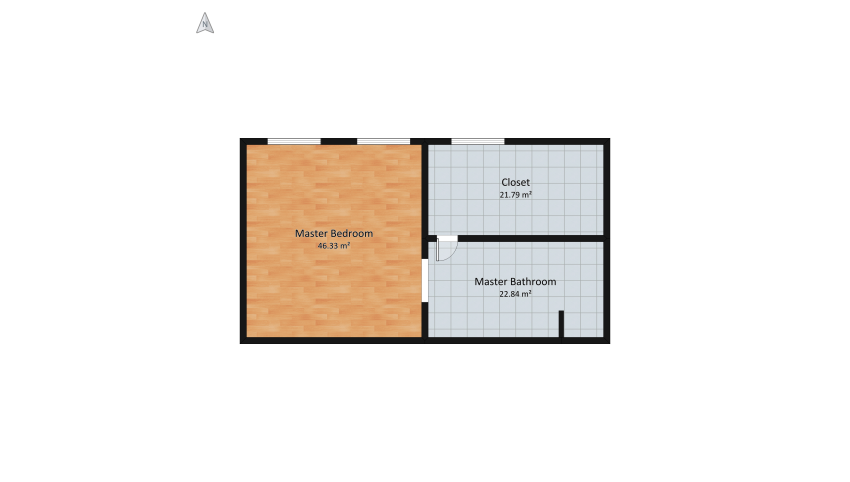 Dream Bedroom floor plan 99.36