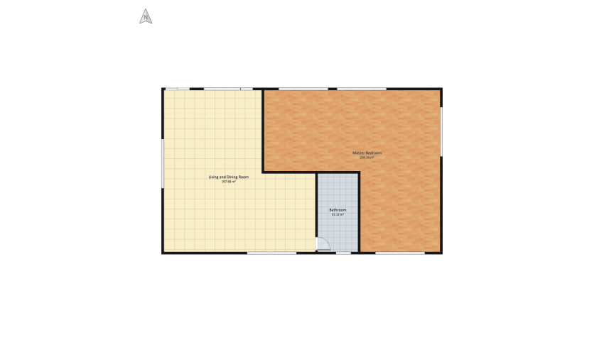 Modern loft floor plan 451.63