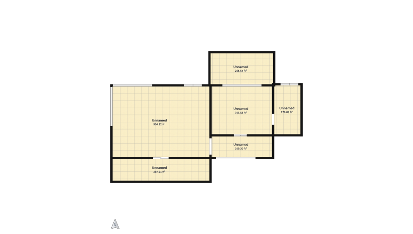 Dark Theme Apartment floor plan 207.1