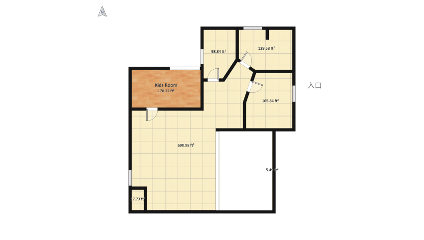 2 story house for the more than average person floor plan 346.87