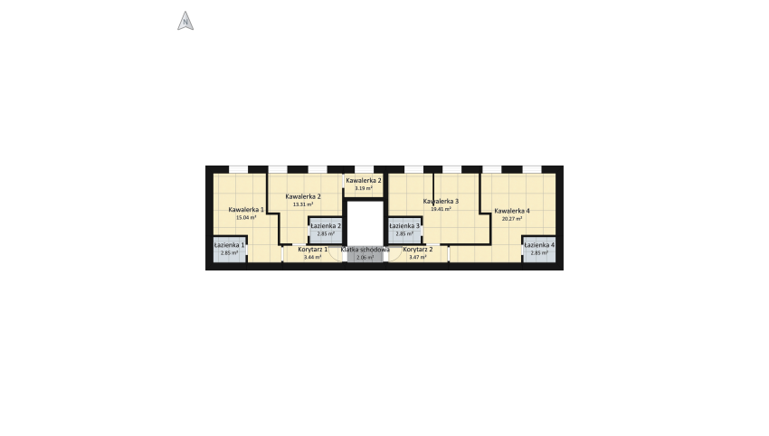 #StudioApartment floor plan 116.43
